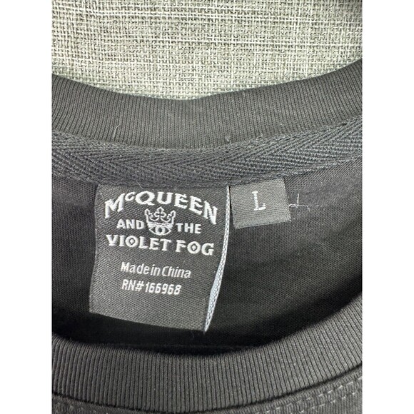 McQueen and the Violet Fog Wiz Khalifa Men's T Shirt Black Size L - Picture 3 of 4